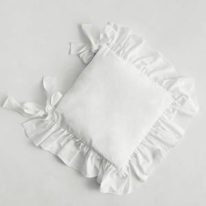 Ruffle Chair Cushion Covers Set